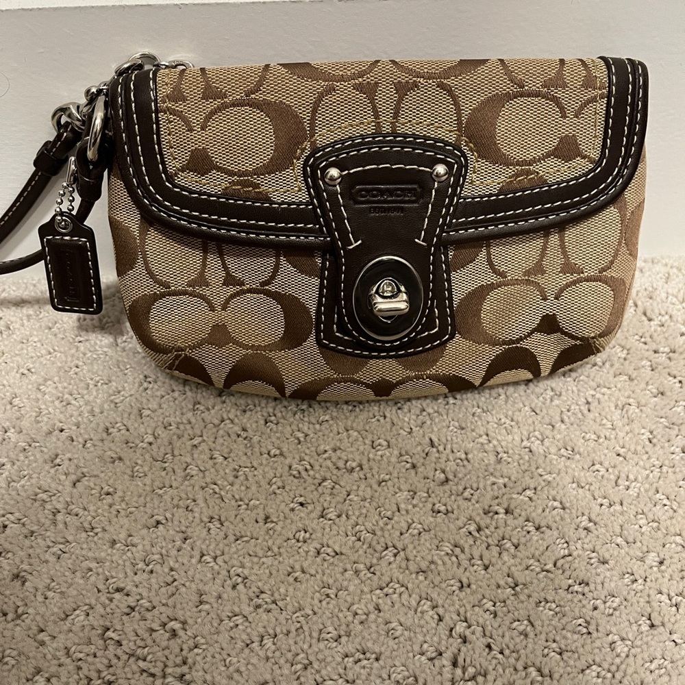 Vintage Coach Wristlet